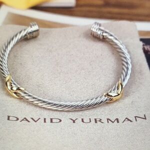 DavidYurman Silver and Gold Men's Bracelet
